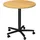 bümö Säulenhubtisch 80 x 74 x 80 cm Buche/schwarz