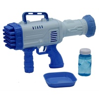 【Prime Deal】 Seifenblasen Gatling Bazooka Seifenblasenpistole, Seifenblasenmaschine inkl. Seifenblasen Nachfüllflasche