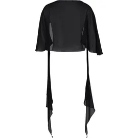 Vera Mont Chiffonstola mit Volant", in schwarz, | Gr.: S