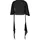 Vera Mont Chiffonstola mit Volant", in schwarz, | Gr.: S