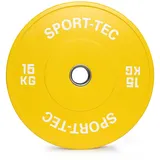 Hantelscheibe Olympia Bumper Plate, 50 mm, 15 kg, gelb