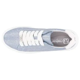 Rieker Plateau-Sneaker Blau 38