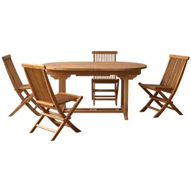Tikamoon Capri Set 4-tlg. Braun