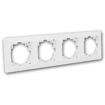 ChiliTec Abdeckrahmen 22790 4-fach Weiß Matt