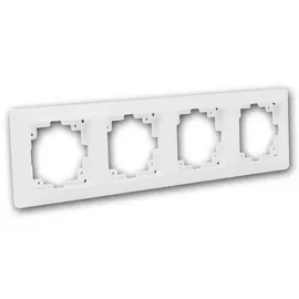 ChiliTec Abdeckrahmen 22790 4-fach Weiß Matt
