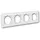 ChiliTec Abdeckrahmen 22790 4-fach Weiß Matt