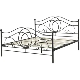 Beliani Lyra 140 x 200 cm Schwarz