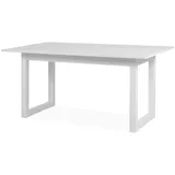 furn.design Esstisch weiß Küchentisch ausziehbar 160 - 200 x 90 cm bis 8 Personen