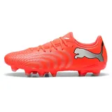 Puma Future 9 Play FG/AG Fußballschuhe - Orange/Silber / 39