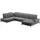 sit&more Wohnlandschaft SIT & MORE "Amica, U-Form, inkl. Sitztiefenverstellung und Armteilverstellung", grau, B:357cm H:90cm T:231cm, 90% Polyester, 10% Polyamid, Sofas, Wohnlandschaft, wahlweise mit Kopfteilverstellung, Bettfunktion und Bettkasten
