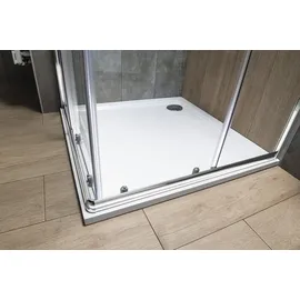 Aqualine AGGA Duschwand mit Schiebetür 80 x 80 cm Klarglas HLF808Y