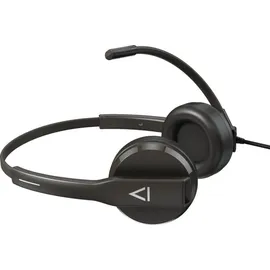 Creative Labs Creative HS-230 USB- & 3,5-mm-On-Ear-Headset mit Geräuschunterdrückendem Mikrofon, Integrierter Stummschaltung/Lautstärkeregelung, Plug-and-Play für Videokonferenzen