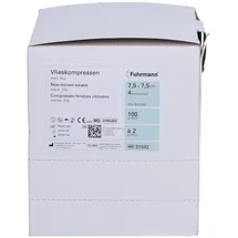 FUHRMANN GMBH Vlieskompressen 7,5 x 7,5 cm