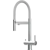 VIZIO NIEDERDRUCK 3 Wege Wasserhahn Küchenarmatur Edelstahl Massiv mit