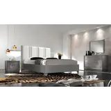 Luxus Set Schlafzimmer Bett Nachttisch Kommode Spiegel Gruppe Garnitur Neu 5tlg.