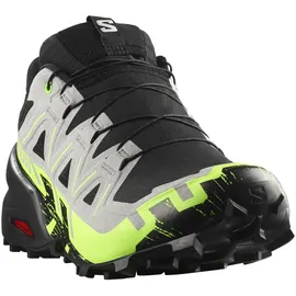 Salomon Speedcross 6 Gore-Tex Herren Black / Alloy / Green Gecko 43