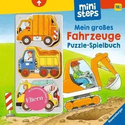 RAVENSBURGER 04035 Mein großes Fahrzeuge Puzzle-Spielbuch