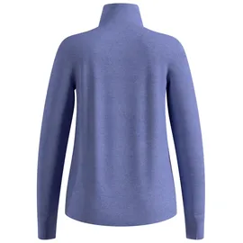 Odlo Damen Grid Fleece Midlayer Full Zip blau