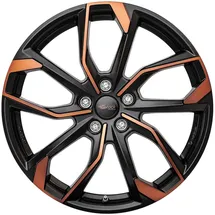 RC Design RC-Design RC34 black orange matt Alufelge 18 Zoll ET40 5x112 ML57.1