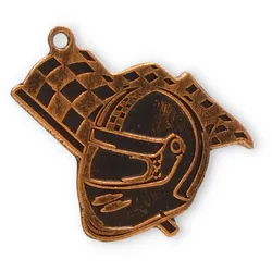 Motivmedaille Motorsport goldfarben