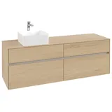 Villeroy & Boch Collaro Waschbeckenunterschrank C05000VJ 160 x 55 cm Nordic Oak