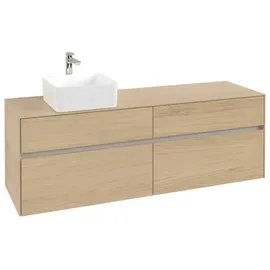 Villeroy & Boch Collaro Waschbeckenunterschrank C05000VJ 160 x 55 cm Nordic Oak