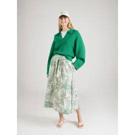 s.Oliver Faltenrock Damen Floral Grün 40