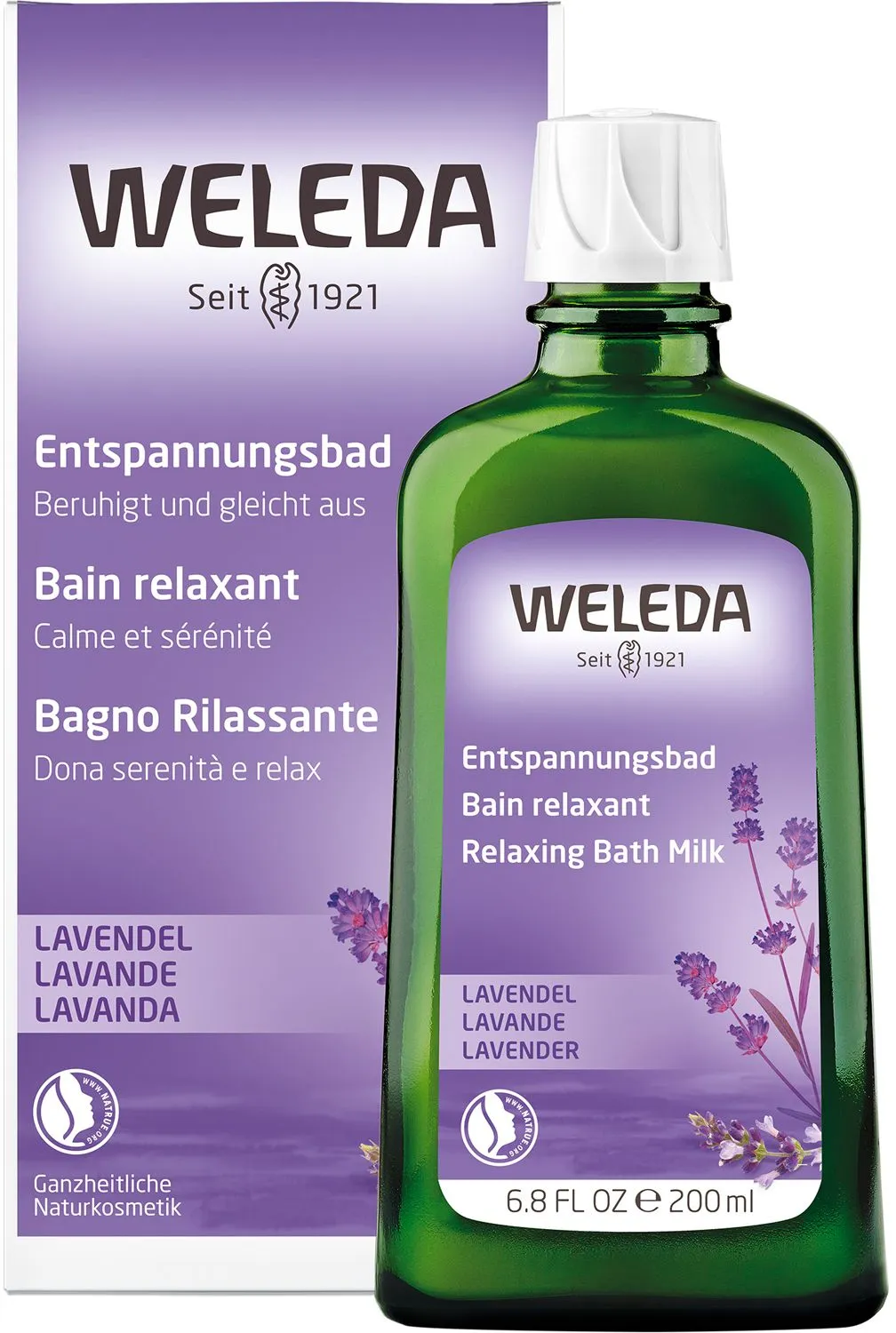 Weleda Lavendel Entspannungsbad - ätherisches Öl beruhigt, entspannt & fördert einen guten Schlaf