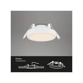 Briloner LED-Einbauleuchte 7,5 cm weiß 3 St.