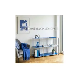 Floordirekt Concept Epure MK-018 Standregal 116 x 40 x 82 cm Blau
