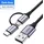 UGREEN USB-A auf Micro USB 1 m Schwarz