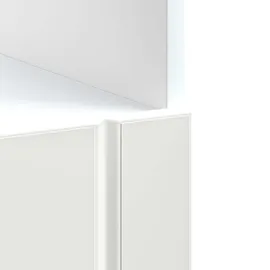 vidaXL Herdumbauschrank Lucca 0 x 0 x 0 cm Weiß