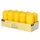 Papstar Stumpenkerze 4 x 9 cm 10 St. goldgelb