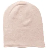 Mississhop 381 Feinstrick Kaschmir-Gemisch Beanie Mütze Slouch/XXL Schal/Handschuhe Altrosa Einheitsgroesse Muetze