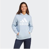 adidas Damen Kapuzensweat Essentials Logo, WONBLU/WHITE, L