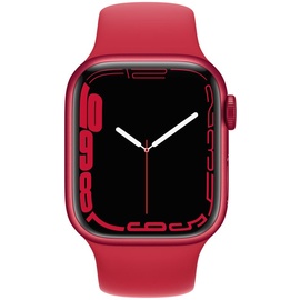 Apple Watch Series 7 GPS 41 mm Aluminiumgehäuse (product)red, Sportarmband (product)red