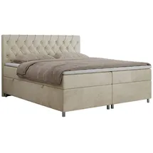 MKS Meble Boxspringbett 180 x 200 cm H4 Beige