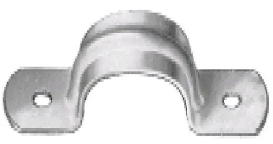 Pipe clip half - round 49.0mm 11/2