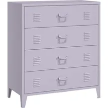 [en.casa] Hämeenlinna Büroschrank 80 x 40 x 92 cm Lila