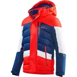 Black Crevice Kinder Skijacke, rot/blau/weiß, 152