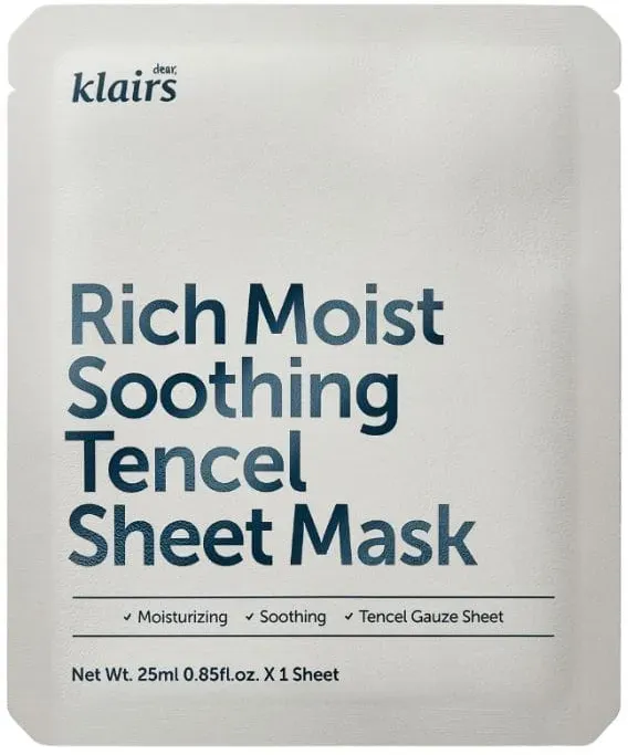 Dear, Klairs Rich Moist Soothing Tencel Sheet Mask (25 )