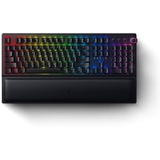 Razer BlackWidow V3 Pro (grüne Switches) – kabellose Gaming-Tastatur (mechanische Clicky-Switches, Handgelenkauflage, Bluetooth, Media-Taste, RGB Chroma) AZERTY-Tastatur, Schwarz