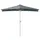 MCW Sonnenschirm halbrund Lorca, Halbschirm Balkonschirm, UV 50+ Polyester/Alu 3kg & Sichtschutz, Sonnenschirme