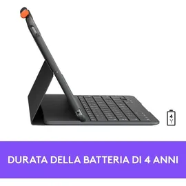 Logitech Slim Folio für iPad 7-9 Gen grafit Italienisch QWERTY