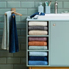 Tom Tailor Color Bath Handtuch 50 x 100 cm cool blue 2 St.