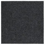 vidaXL Schmutzfangläufer 100x100 cm Anthrazit