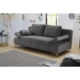 Jockenhöfer Schlafsofa 2-Sitzer grau