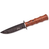 Herbertz Herbertz, Gürtelmesser,AISI 420 Stahl, rostfrei, Cocobolo Holz Griff, brauner Lederscheide mit Gürte