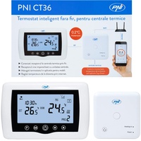 PNI Smart Thermostat PNI CT36 drahtlos, mit WiFi, Internetsteuerung, für Wärmekraftwerke, APP TuyaSmart