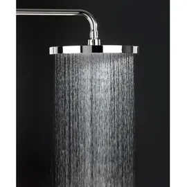 Wenko Duschkopf Softwater Chrom/Schwarz Ø 26 cm,